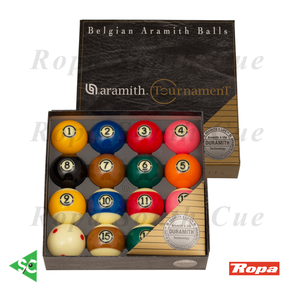 Set Di Palline Da Biliardo Aramith Tournament TV - Diametro 52,4 Mm - Qualità Professionale Per Snooker