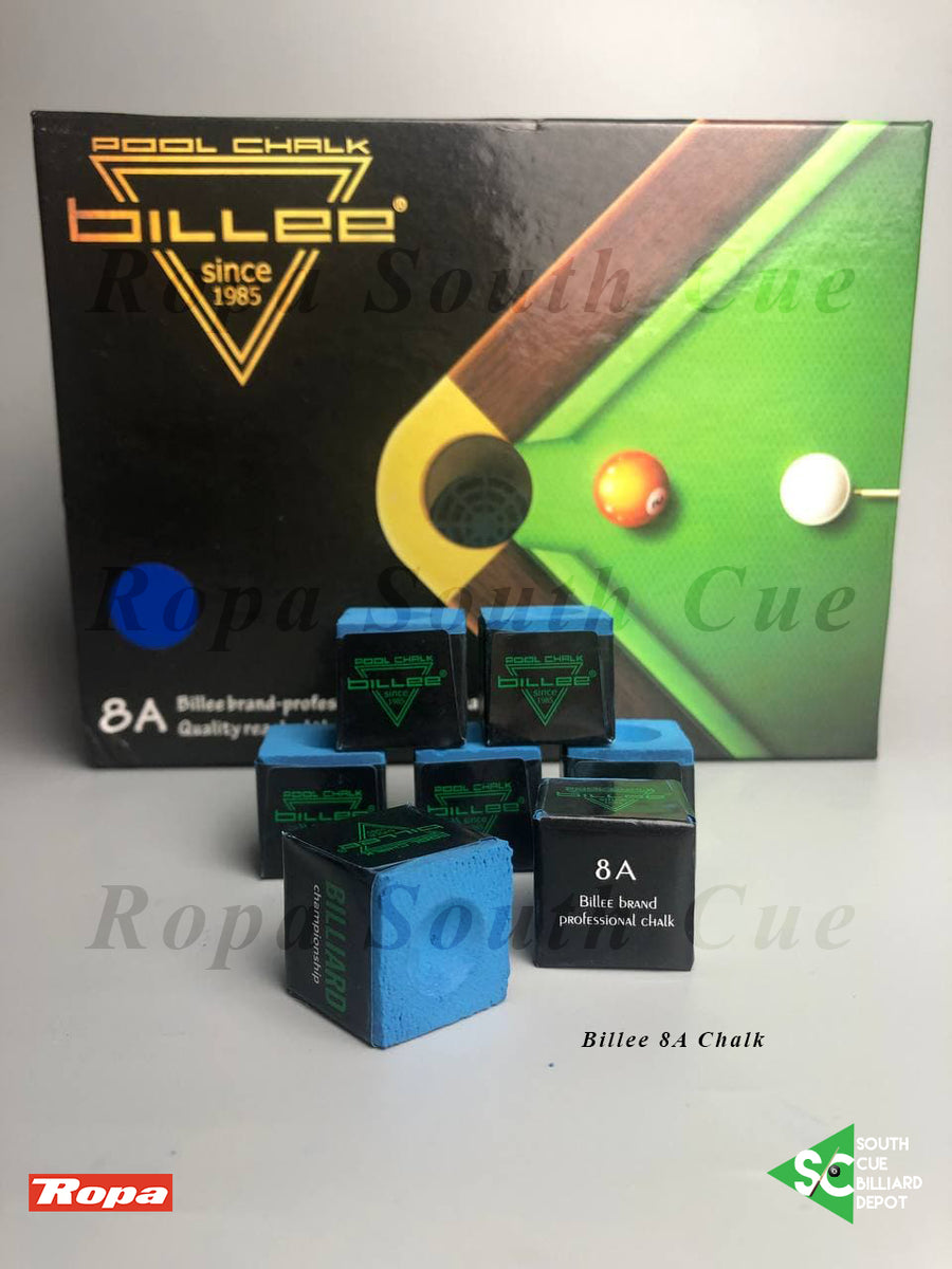 Billee 8A Billiard Chalk 12 PIECES Manila Billiards