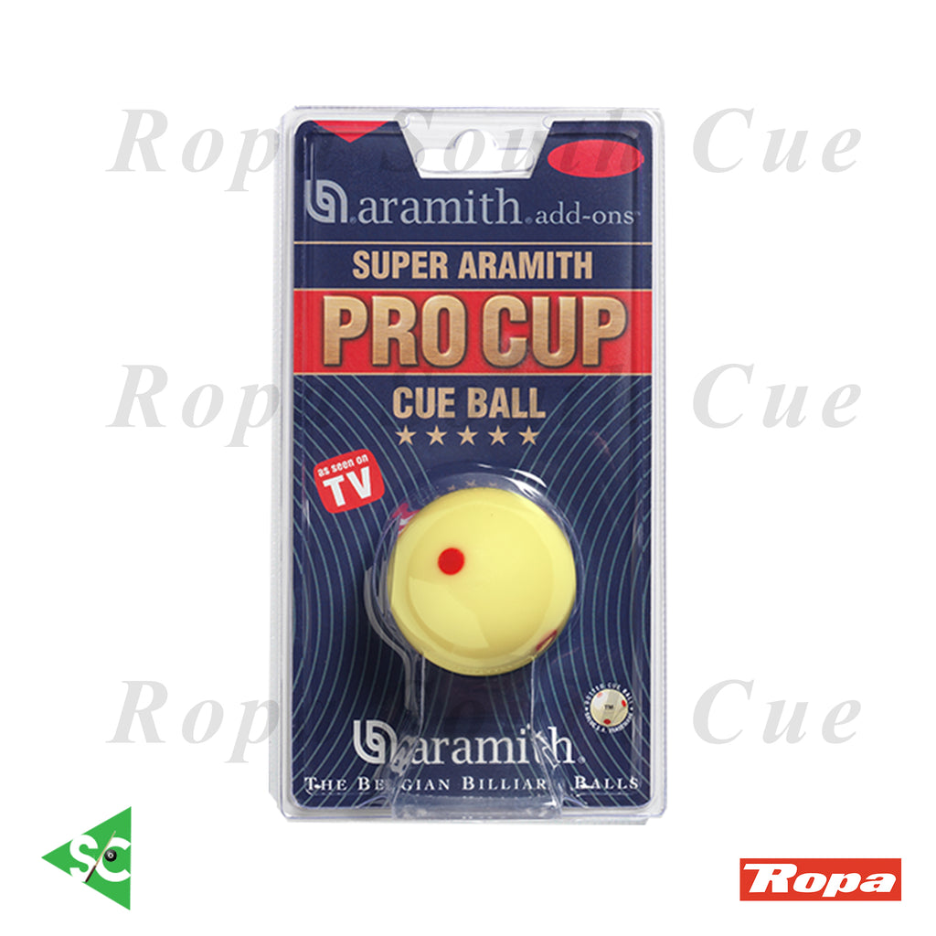 Aramith TV Pro Cup 6-Dot Cue Ball – Manila Billiards