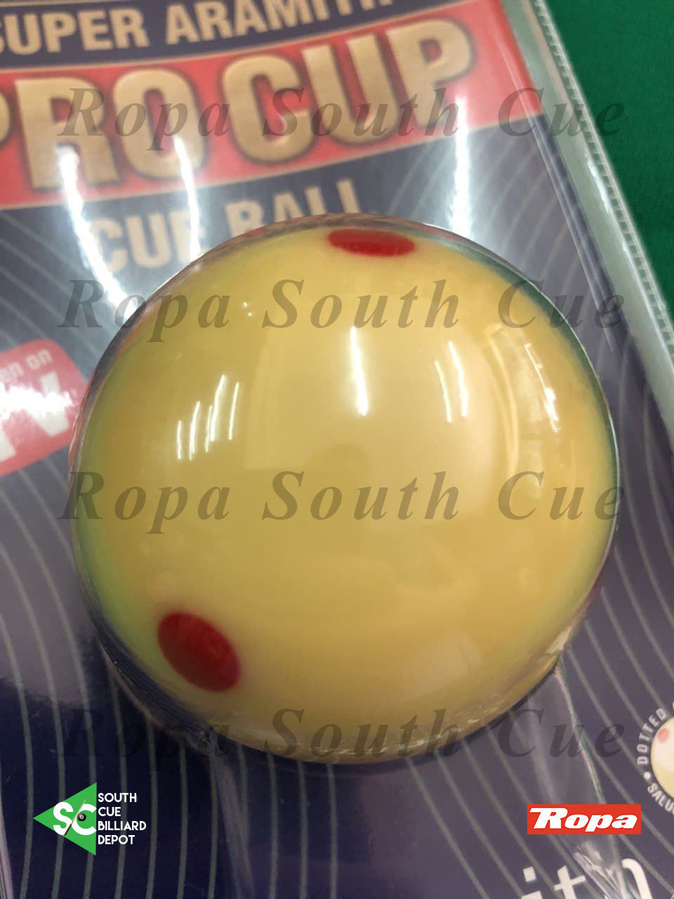 Aramith TV Pro Cup 6-Dot Cue Ball